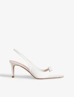 Ted Baker Tezzi Pointed-toe Satin Courts