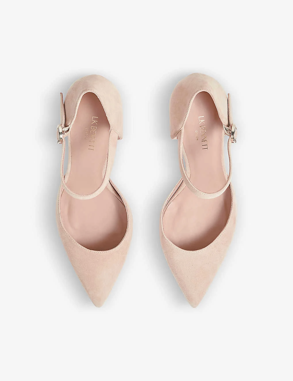 Monet Pointed Suede Court Heels 2 Monet Pointed Suede Court Heels - Image 2