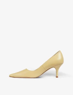 Beatrice Pointed Leather Courts 6 Beatrice Pointed Leather Courts -Manolo Blahnik Store R04128602 YELYELLOW ALT02