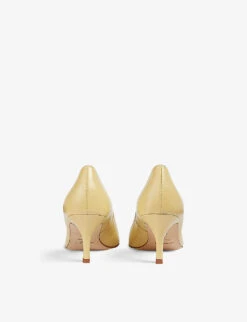 Beatrice Pointed Leather Courts 7 Beatrice Pointed Leather Courts -Manolo Blahnik Store R04128602 YELYELLOW ALT03
