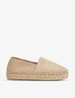Taylor Platform-sole Suede Espadrilles