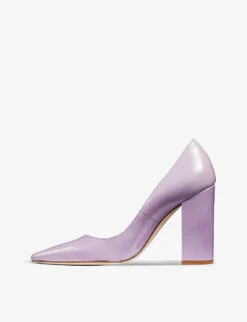 June Blunt-toe Patent-leather Courts -Manolo Blahnik Store R04130235 PURLILAC ALT02