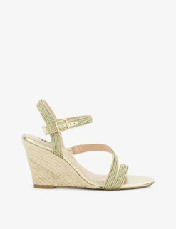 Dune Kaia Open-toe Woven Wedge Sandals