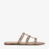 Valentino Garavani Rockstud Stud-embellished Woven Sandals