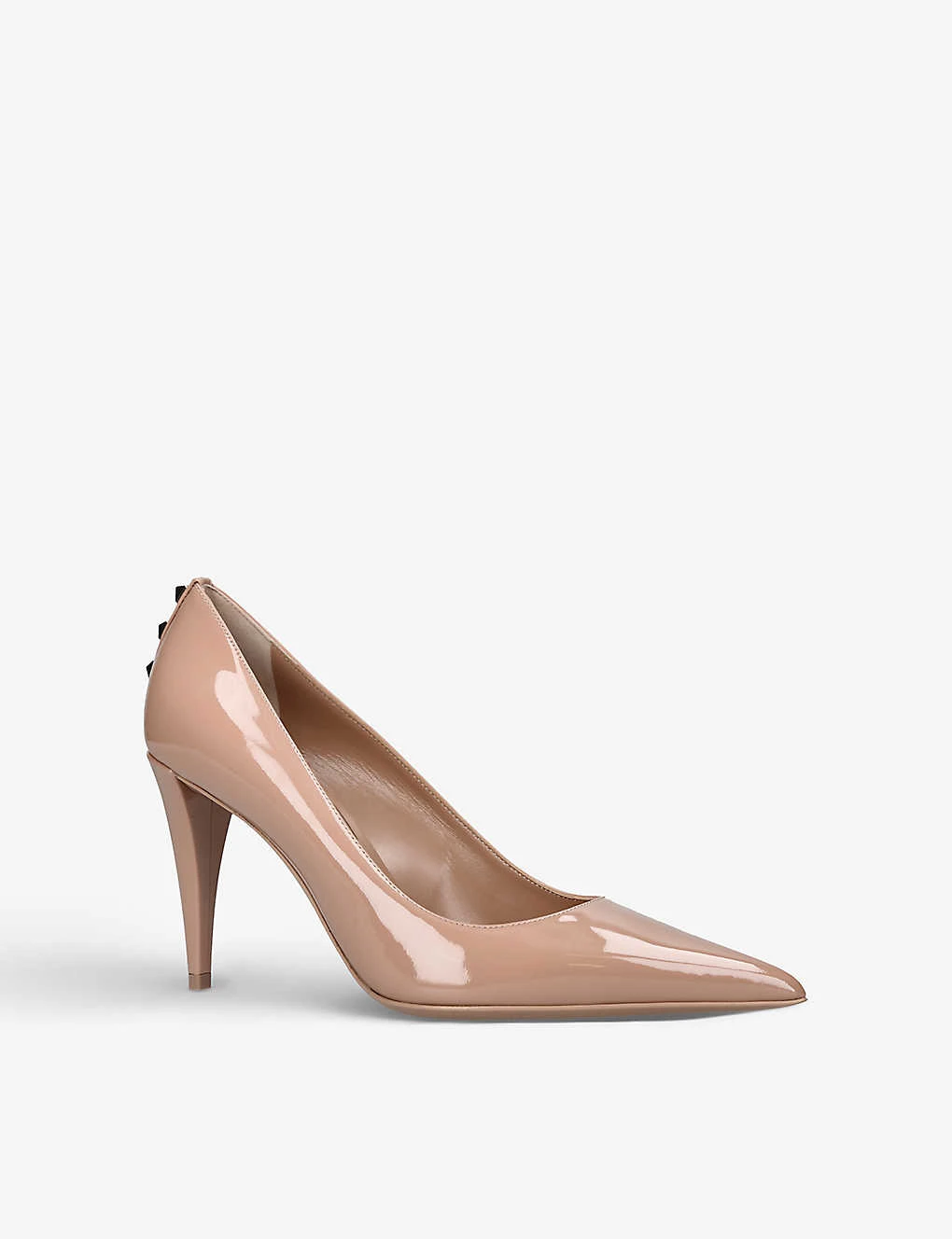 Valentino Garavani Rockstud Stud-embellished Patent-leather Heeled Courts 3 Valentino Garavani Rockstud Stud-embellished Patent-leather Heeled Courts - Image 3