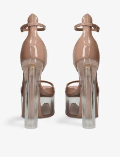 Valentino Garavani Tan-Go Platform-sole Patent-leather Heeled Sandals 8 Valentino Garavani Tan-Go Platform-sole Patent-leather Heeled Sandals -Manolo Blahnik Store R04132901 BLUSH ALT03