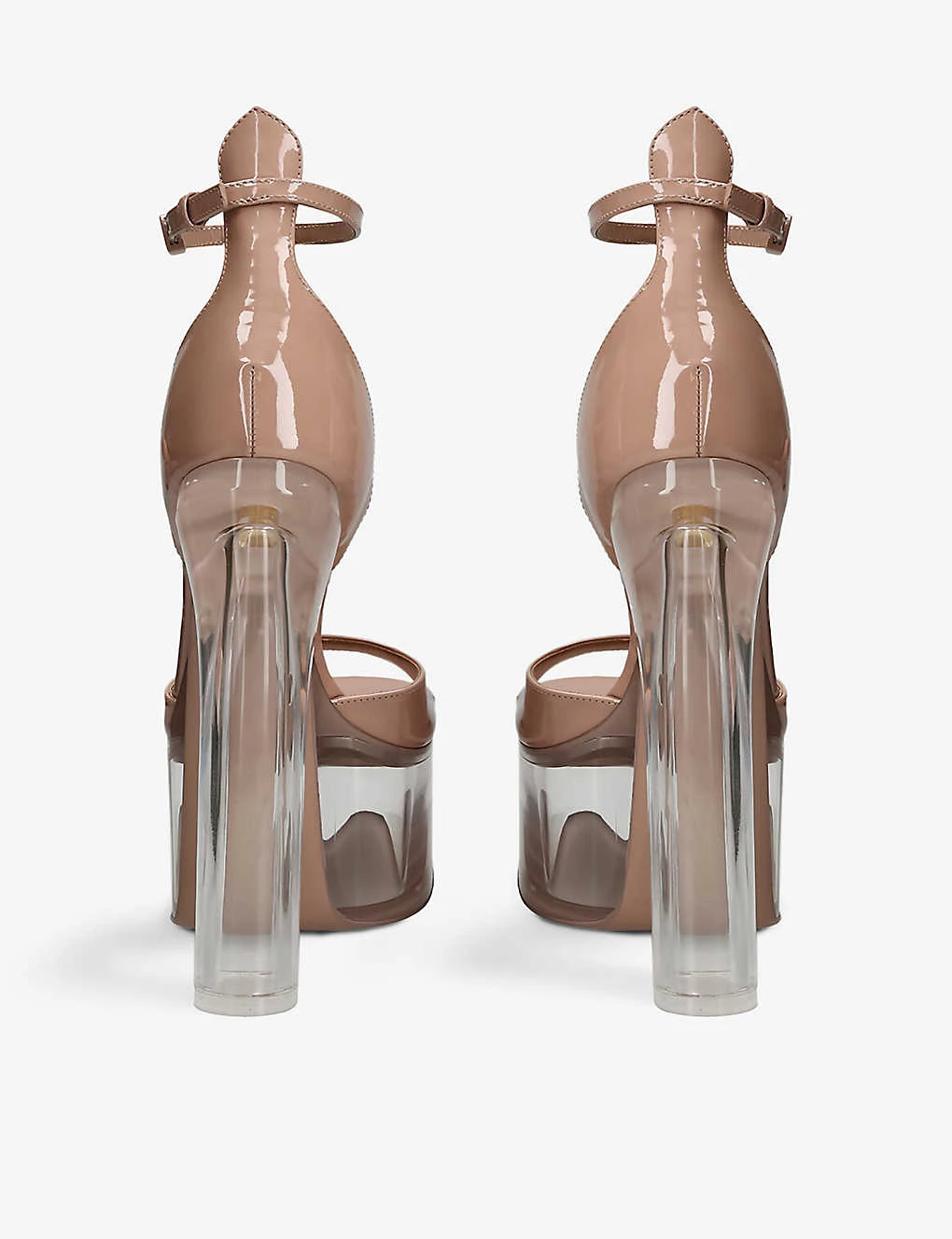 Valentino Garavani Tan-Go Platform-sole Patent-leather Heeled Sandals 4 Valentino Garavani Tan-Go Platform-sole Patent-leather Heeled Sandals - Image 4