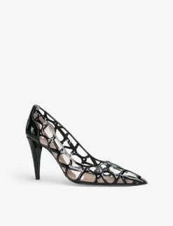 Valentino Garavani Toile Iconographe 90 PVC Courts -Manolo Blahnik Store R04132902 BLKOTHER ALT02