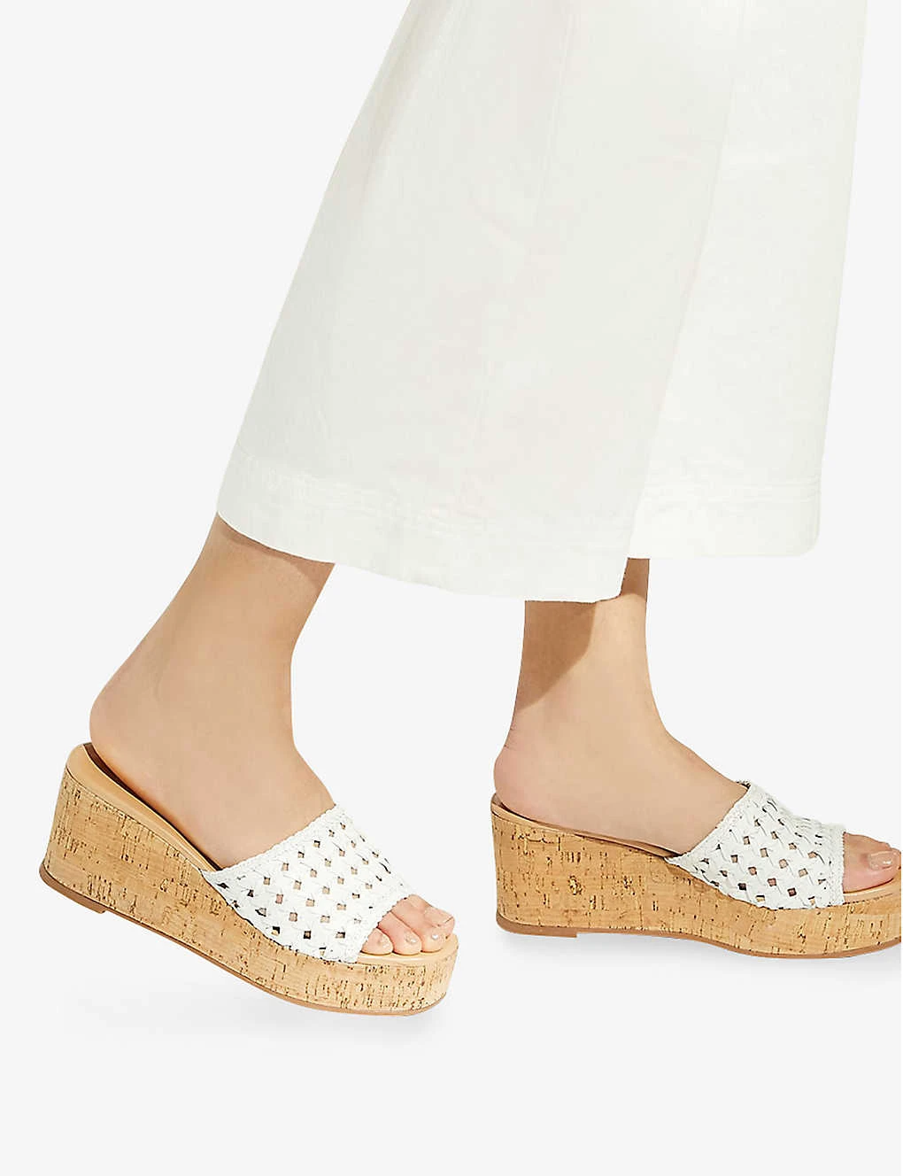 Dune Katey Lattice Leather Mules 5 Dune Katey Lattice Leather Mules - Image 5
