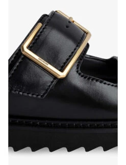 Zadig & Voltaire Cecilia Alpha Double-strap Cleated-sole Leather Sandals 10 Zadig & Voltaire Cecilia Alpha Double-strap Cleated-sole Leather Sandals -Manolo Blahnik Store R04134396 NOIR ALT04