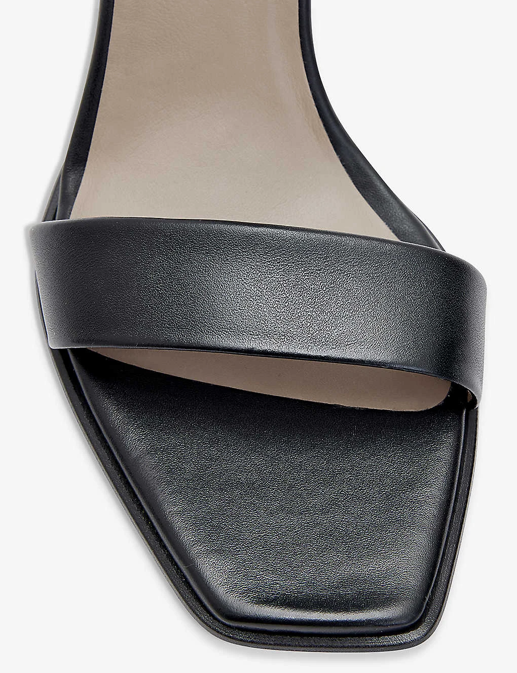 AllSaints Noir Buckle-fastened Leather Sandals 2 AllSaints Noir Buckle-fastened Leather Sandals - Image 2