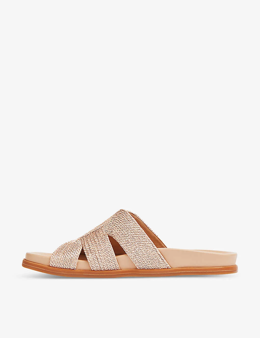 Rachelle Cut-out Flat-sole Rope Raffia Sandals 3 Rachelle Cut-out Flat-sole Rope Raffia Sandals - Image 3