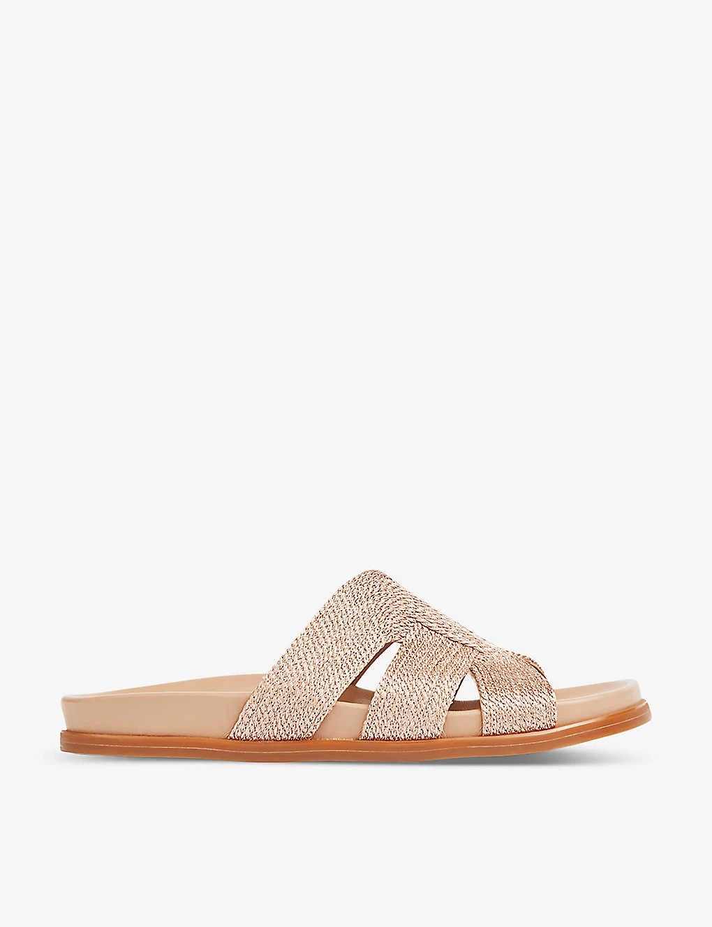 Rachelle Cut-out Flat-sole Rope Raffia Sandals 1 Rachelle Cut-out Flat-sole Rope Raffia Sandals