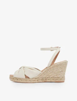 Angela Leather Espadrille Sandals -Manolo Blahnik Store R04138297 CREECRU ALT02