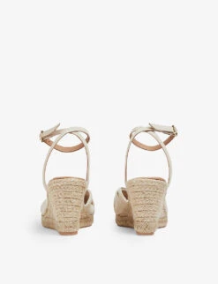 Angela Leather Espadrille Sandals -Manolo Blahnik Store R04138297 CREECRU ALT03