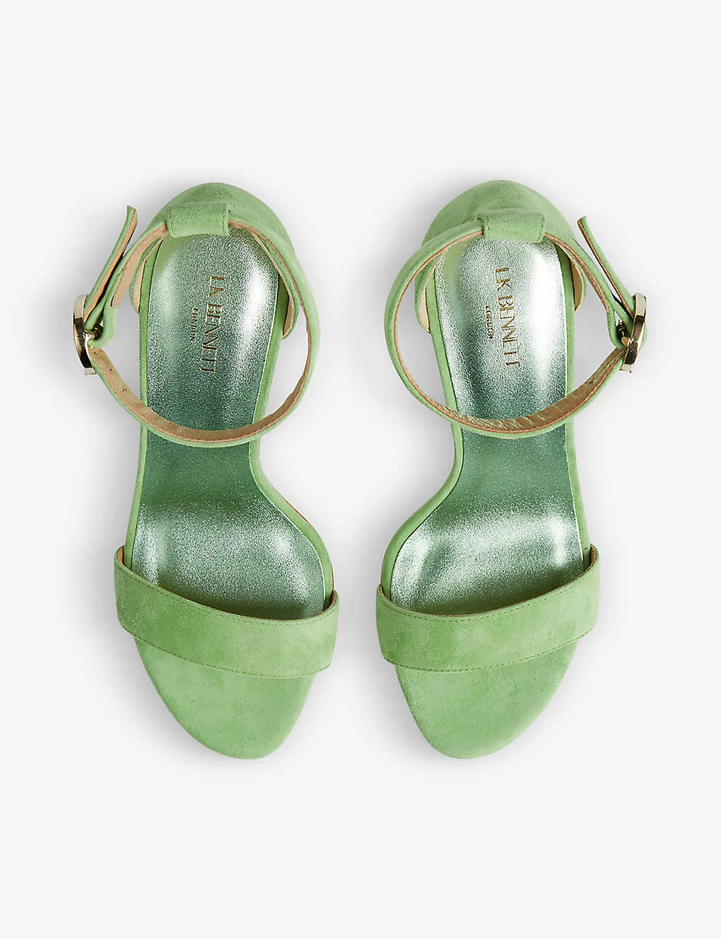 Ivy Open-toe Suede Heeled Sandals 2 Ivy Open-toe Suede Heeled Sandals - Image 2