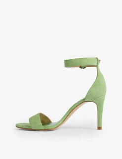 Ivy Open-toe Suede Heeled Sandals 6 Ivy Open-toe Suede Heeled Sandals -Manolo Blahnik Store R04138312 GREGREEN ALT02