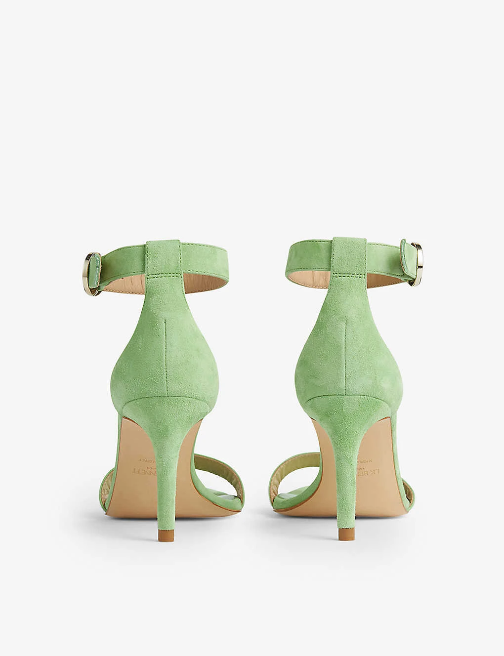 Ivy Open-toe Suede Heeled Sandals 4 Ivy Open-toe Suede Heeled Sandals - Image 4