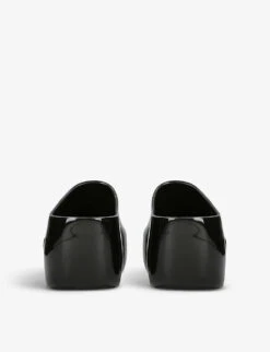 Balenciaga Techno Patent Rubber Mules 7 Balenciaga Techno Patent Rubber Mules -Manolo Blahnik Store R04143991 BLACK ALT03