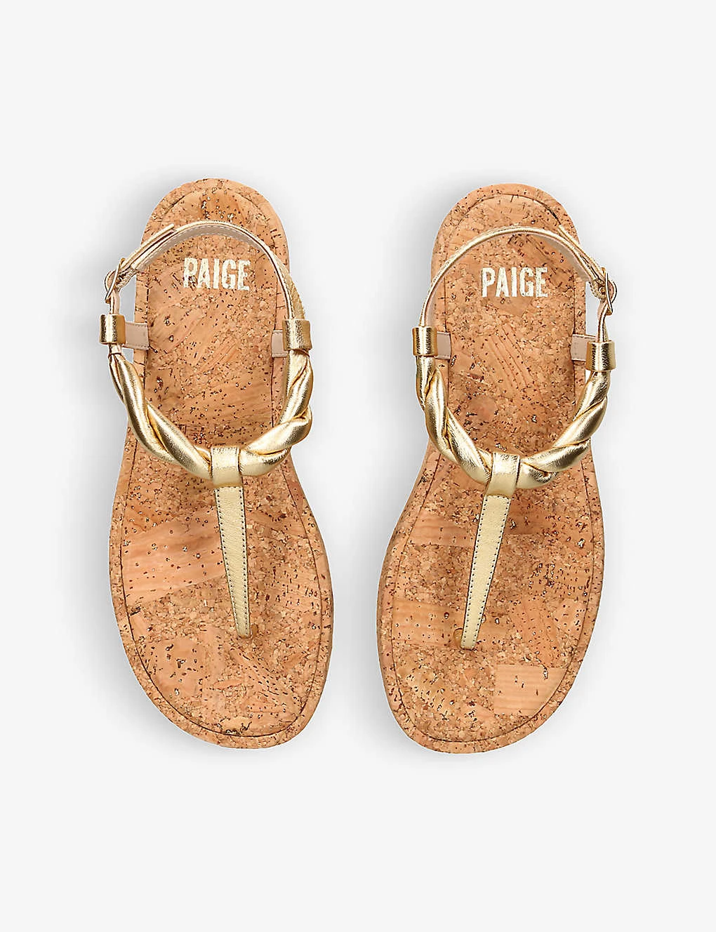 Paige Dawn Twisted Leather Sandals 2 Paige Dawn Twisted Leather Sandals - Image 2