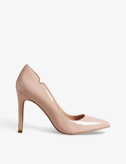 Ted Baker Cut-out Leather Heeled Courts