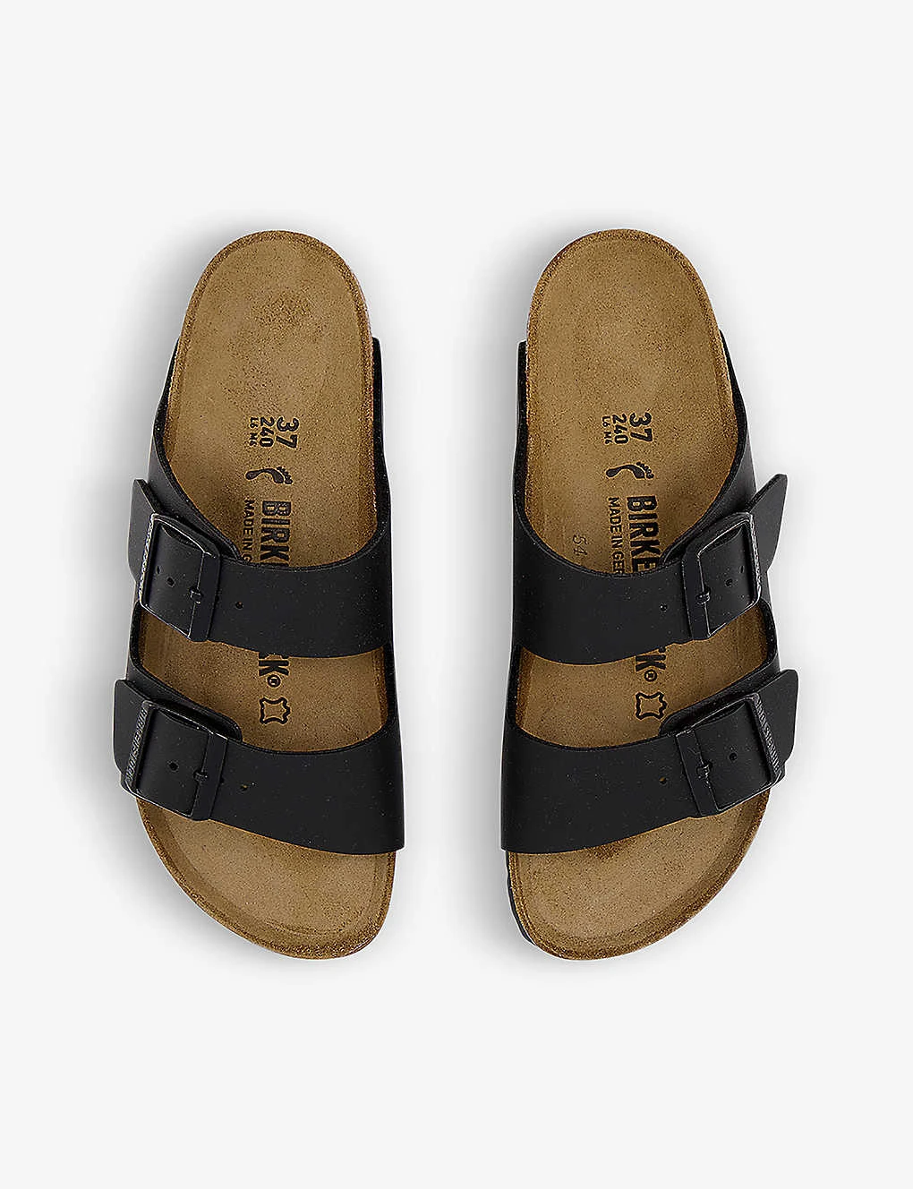 Birkenstock Arizona Two-strap Faux-leather Sandals 2 Birkenstock Arizona Two-strap Faux-leather Sandals - Image 2