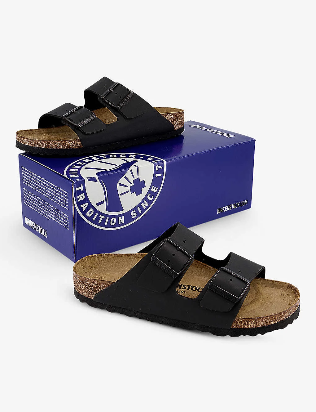 Birkenstock Arizona Two-strap Faux-leather Sandals 5 Birkenstock Arizona Two-strap Faux-leather Sandals - Image 5