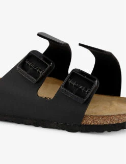 Birkenstock Arizona Two-strap Faux-leather Sandals 12 Birkenstock Arizona Two-strap Faux-leather Sandals -Manolo Blahnik Store R04145505 BLACKBIRKOFLOR ALT05