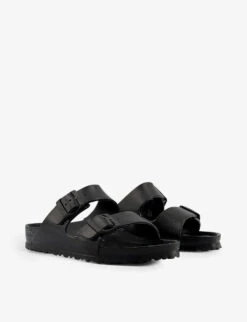 Birkenstock Arizona Two-strap Rubber Sandals -Manolo Blahnik Store R04145641 BLACKEVA ALT02
