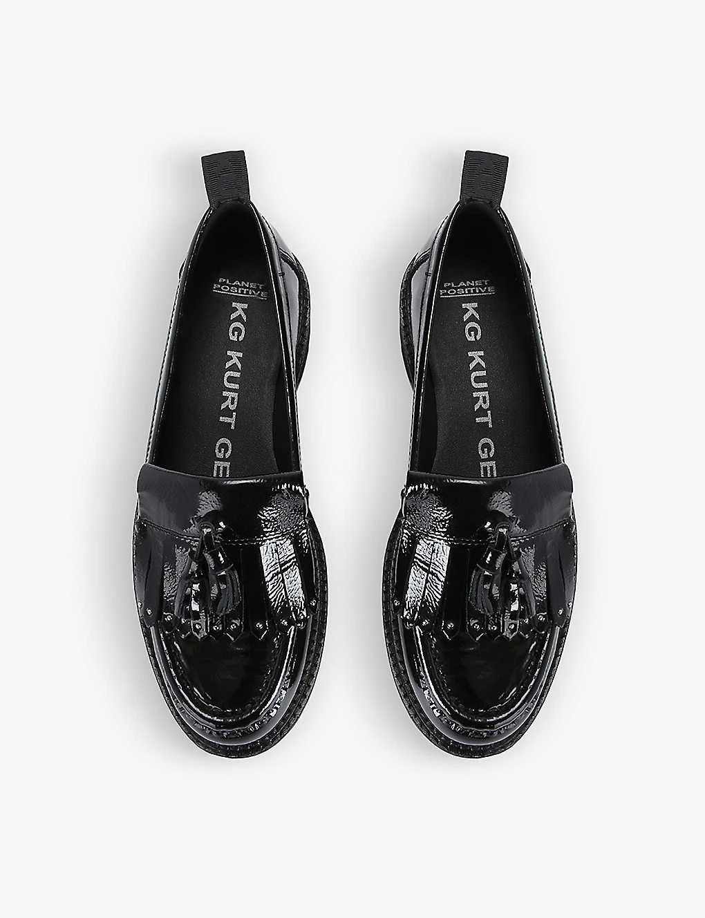 KG Kurt Geiger Margot Tassel-embellished Patent-leather Loafers 2 KG Kurt Geiger Margot Tassel-embellished Patent-leather Loafers - Image 2