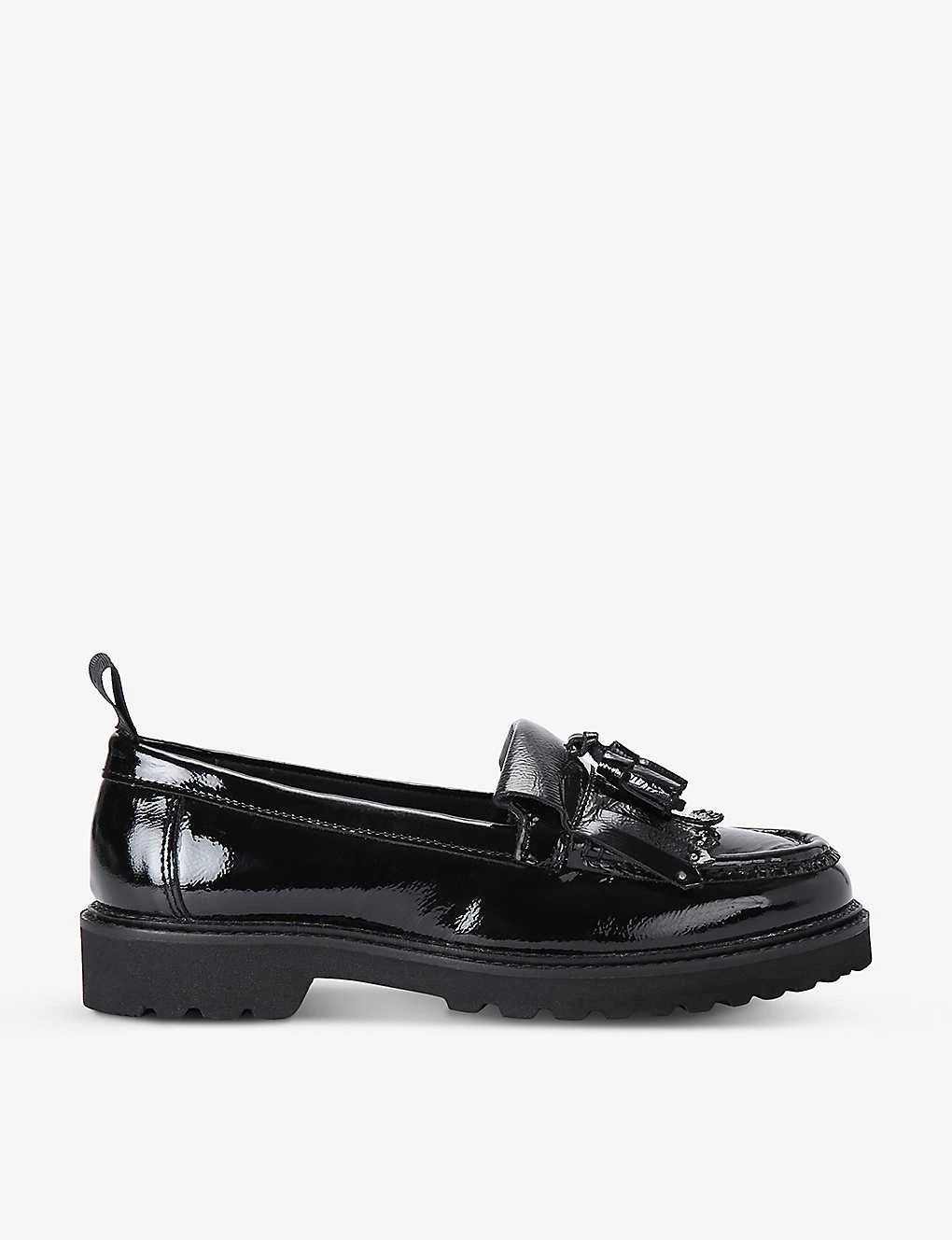 KG Kurt Geiger Margot Tassel-embellished Patent-leather Loafers 1 KG Kurt Geiger Margot Tassel-embellished Patent-leather Loafers