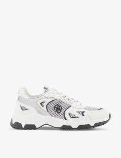 ANINE BING Brody Logo-print Leather Trainers