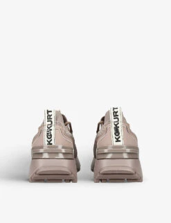 KG Kurt Geiger Lux Logo-band Knitted Low-top Trainers 7 KG Kurt Geiger Lux Logo-band Knitted Low-top Trainers -Manolo Blahnik Store R04148684 TAUPE ALT03