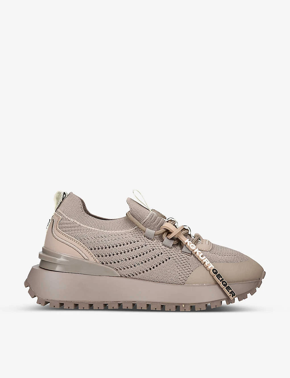 KG Kurt Geiger Lux Logo-band Knitted Low-top Trainers 1 KG Kurt Geiger Lux Logo-band Knitted Low-top Trainers