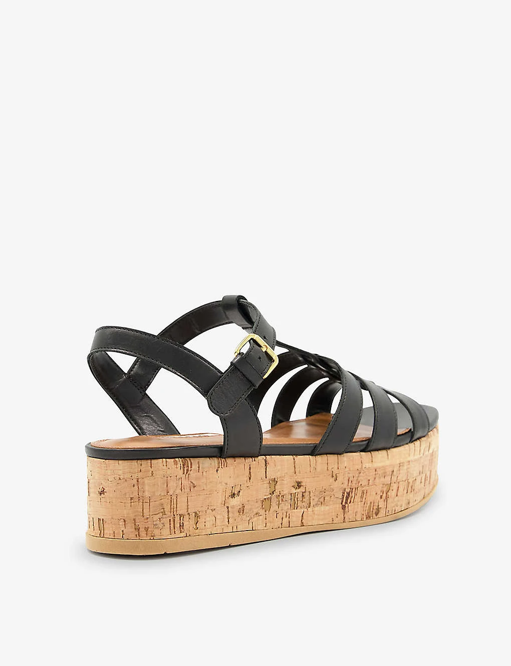 Dune Lenson Corked Sole Leather Sandals 4 Dune Lenson Corked Sole Leather Sandals - Image 4