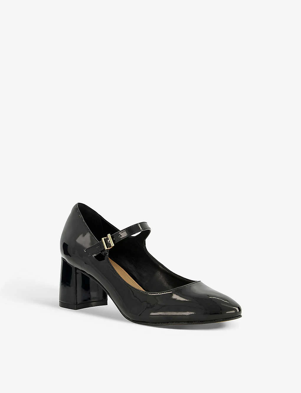 Dune Alenna Block-heel Mary Jane Faux-leather Courts 3 Dune Alenna Block-heel Mary Jane Faux-leather Courts - Image 3
