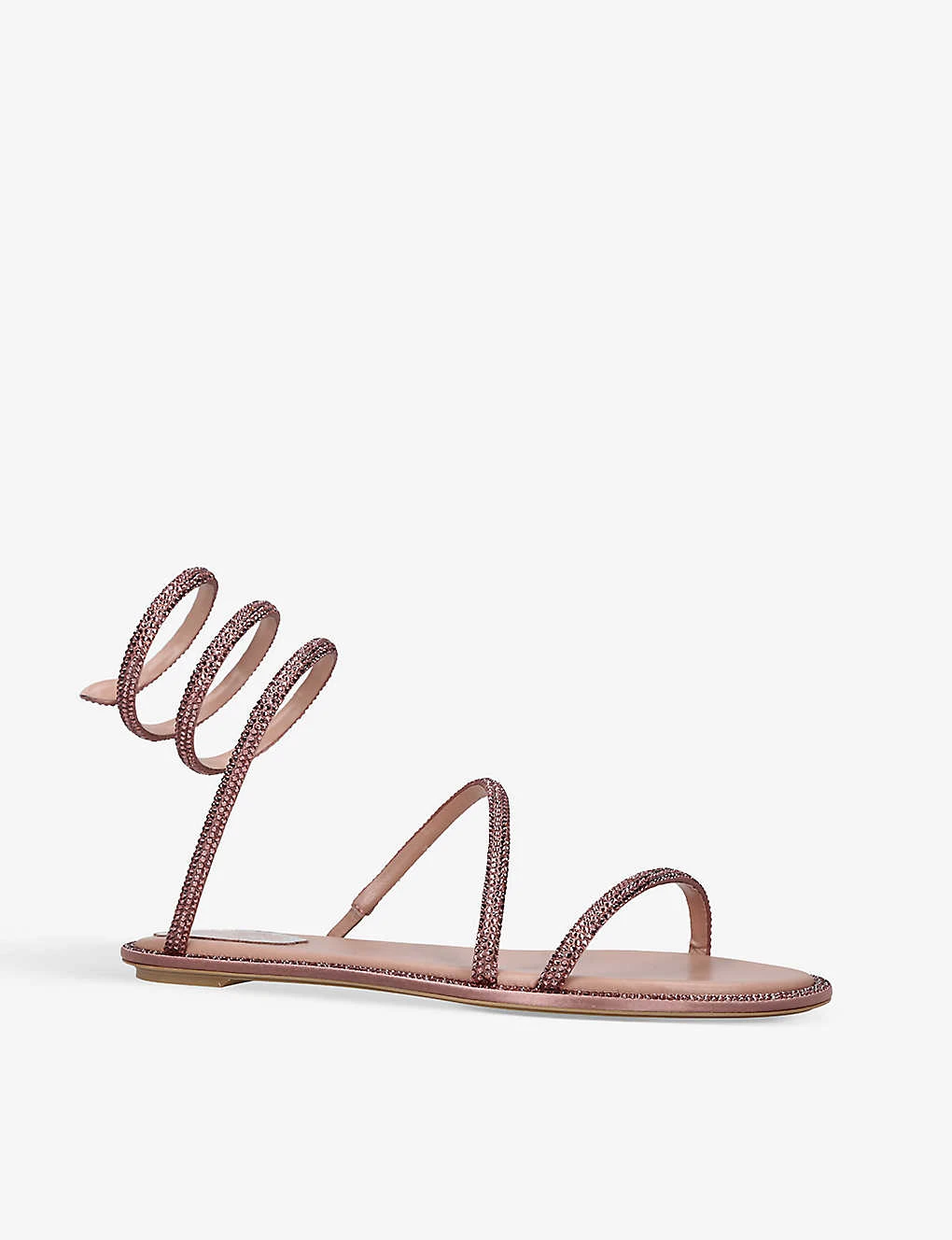 Cleo Crystal-embellished Satin Sandals 3 Cleo Crystal-embellished Satin Sandals - Image 3