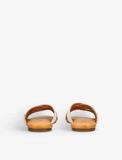 Ugg Kenleigh Cross-over Strap Leather Sandals 7 Ugg Kenleigh Cross-over Strap Leather Sandals -Manolo Blahnik Store R04153030 WHITE ALT03