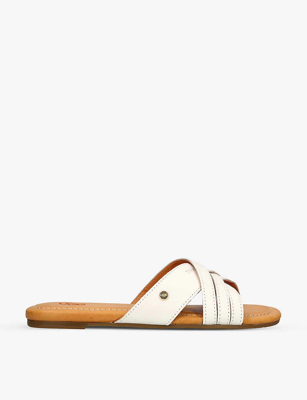 Ugg Kenleigh Cross-over Strap Leather Sandals 1 Ugg Kenleigh Cross-over Strap Leather Sandals