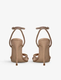 Steve Madden Bryanna Rhinestone-embellished Suede Sandals -Manolo Blahnik Store R04153083 PALEPINK ALT03