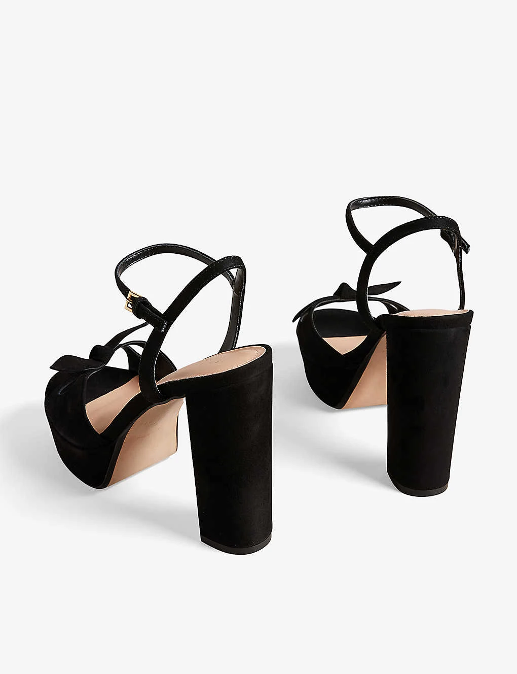 Ted Baker Kayllas Bow-embellished Leather Platform Sandals 4 Ted Baker Kayllas Bow-embellished Leather Platform Sandals - Image 4