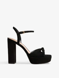 Ted Baker Kayllas Bow-embellished Leather Platform Sandals