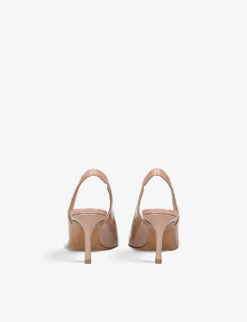 Valentino Garavani One Stud Patent-leather Slingback Heeled Courts 8 Valentino Garavani One Stud Patent-leather Slingback Heeled Courts -Manolo Blahnik Store R04161355 BLUSH ALT03