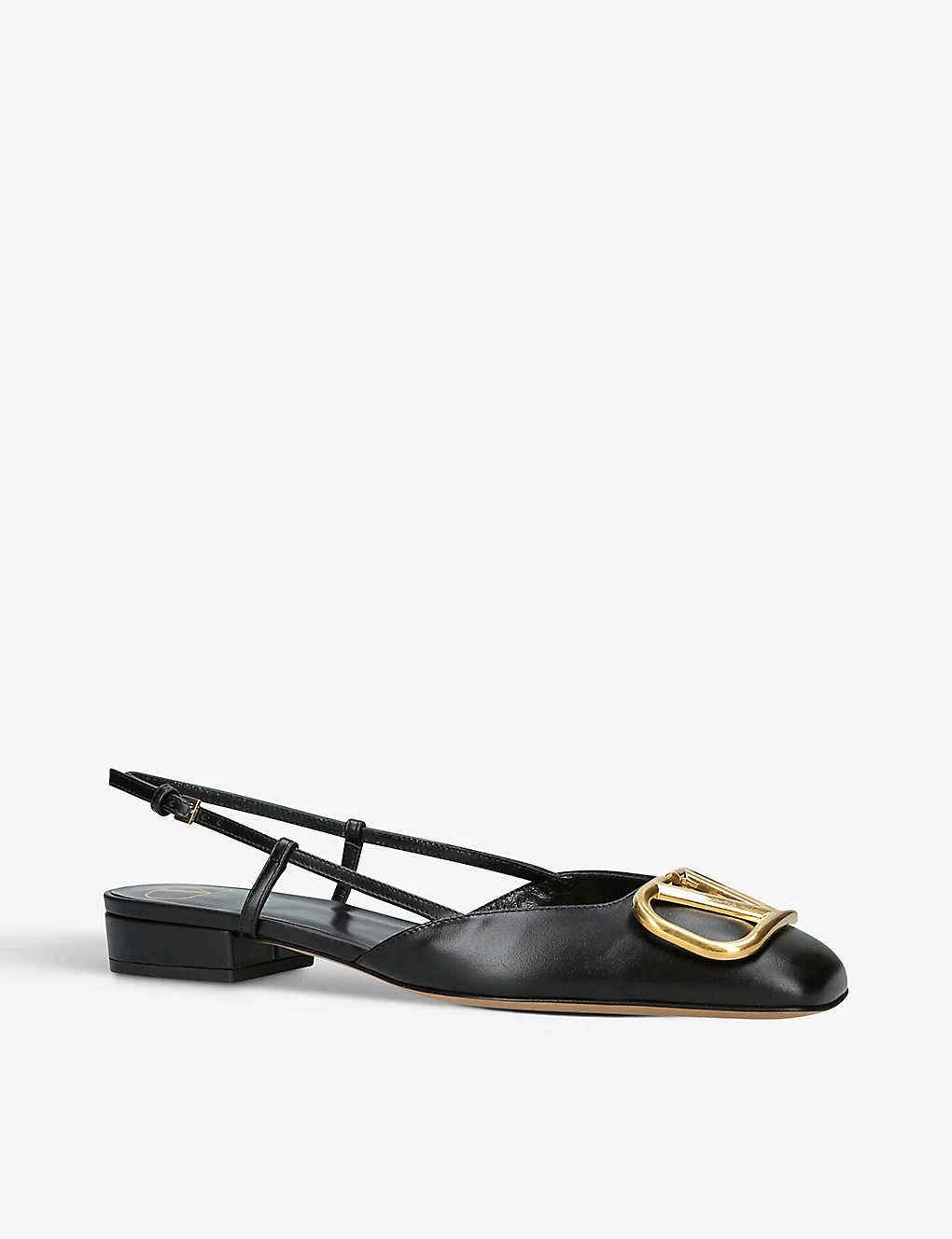 Valentino Garavani VLOGO 20 Pointed-toe Leather Slingback Courts 3 Valentino Garavani VLOGO 20 Pointed-toe Leather Slingback Courts - Image 3