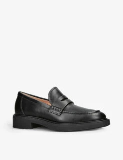 Harris Leather Loafers -Manolo Blahnik Store R04162163 BLACK ALT02