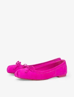 Christian Louboutin Mamadrague Bow-embellished Leather Flats 6 Christian Louboutin Mamadrague Bow-embellished Leather Flats -Manolo Blahnik Store R04163425 BOLEROSE ALT02