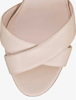 Christian Louboutin Mariza 85 Strappy Leather Heeled Courts 7 Christian Louboutin Mariza 85 Strappy Leather Heeled Courts -Manolo Blahnik Store R04163465 LECHE ALT03