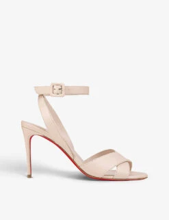 Christian Louboutin Mariza 85 Strappy Leather Heeled Courts