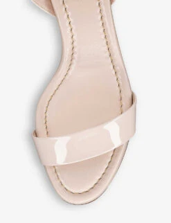 Christian Louboutin Miss Sabina Patent-leather Heeled Sandals -Manolo Blahnik Store R04163467 LECHE ALT02