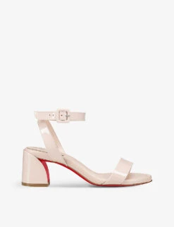 Christian Louboutin Miss Sabina Patent-leather Heeled Sandals